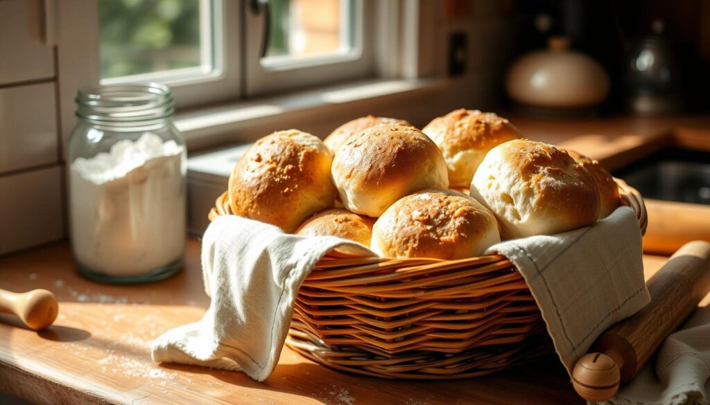 Sourdough dinner rolls storage