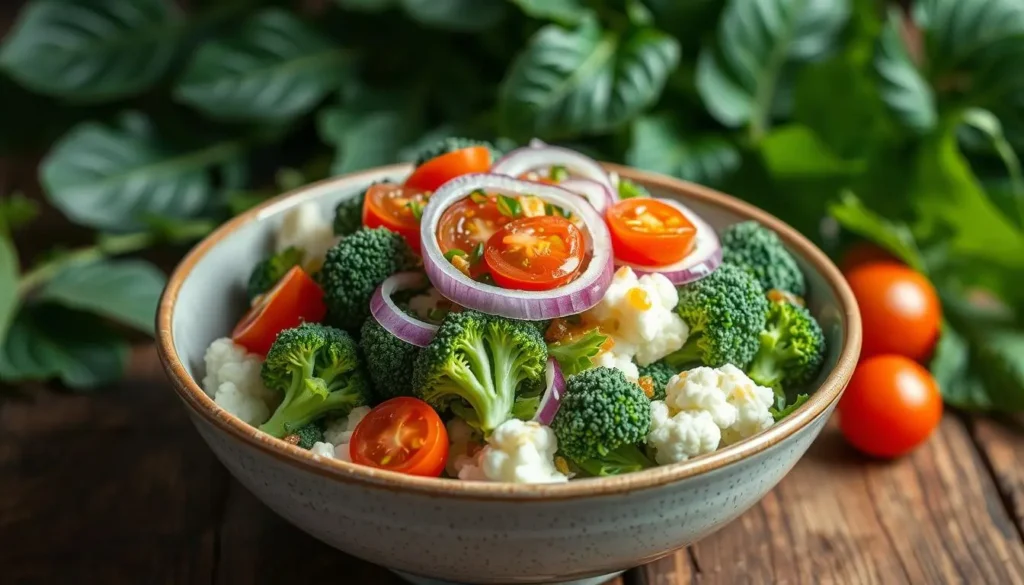 Broccoli And Cauliflower Salad Recipe